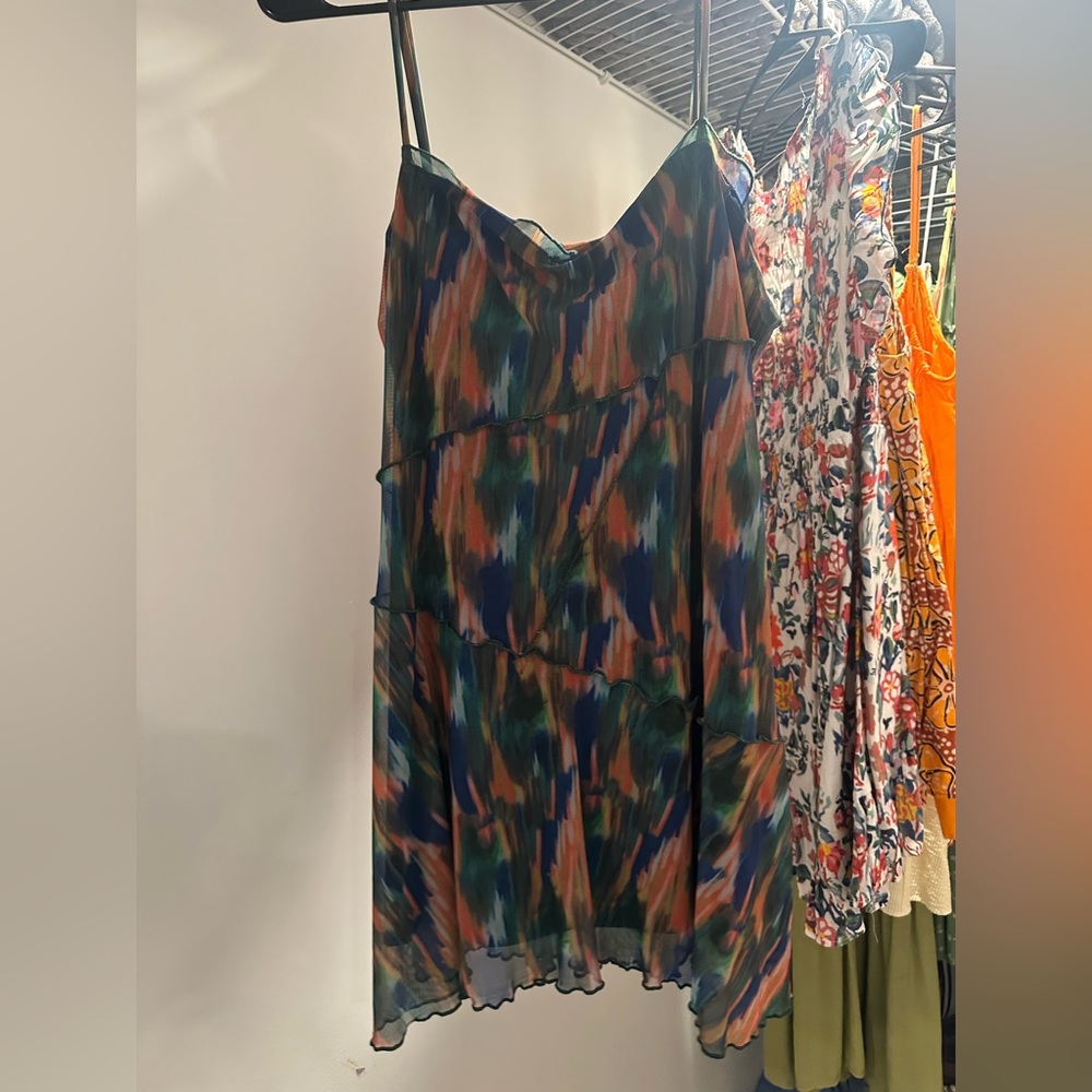 Urban outfitters multicolored mini dress. Size L.